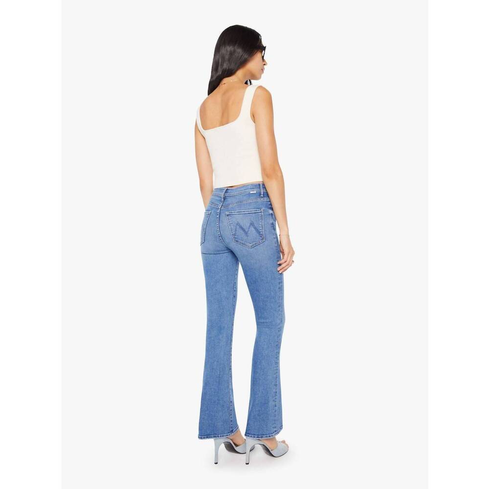 NEW MOTHER high waisted weekender skimp jeans in swing & a miss - Picture 5 of 7